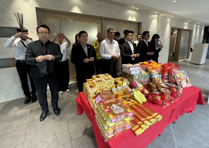 漢寶捷運學府NO.5開市拜拜紀實